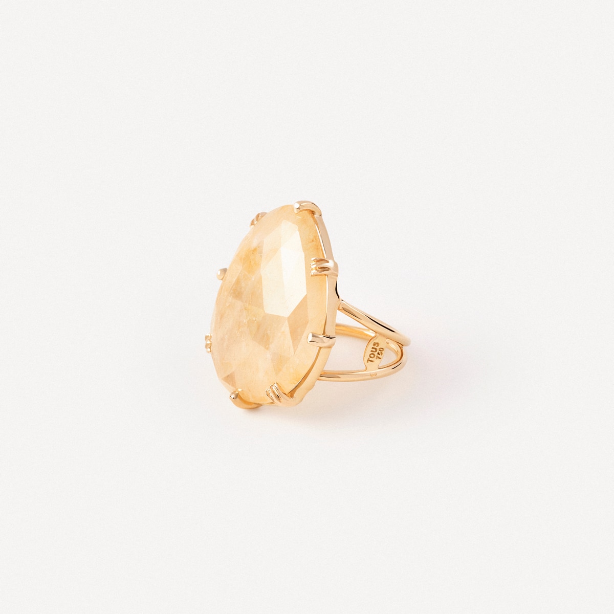 Gold Ring with yellow sapphire TOUS ATELIER UNIQUE PIECES