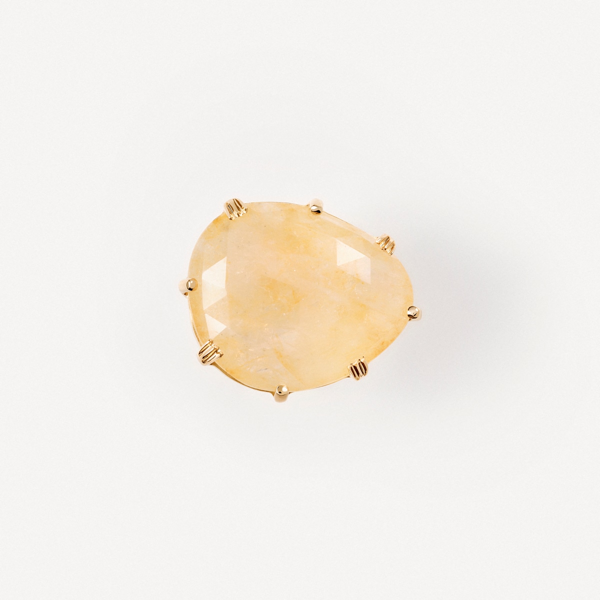 Gold Ring with yellow sapphire TOUS ATELIER UNIQUE PIECES