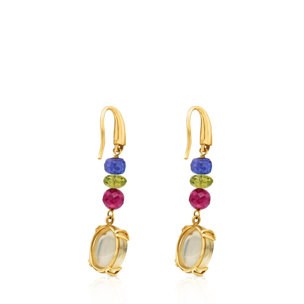 ATELIER Color Earrings in Gold with Gemstones