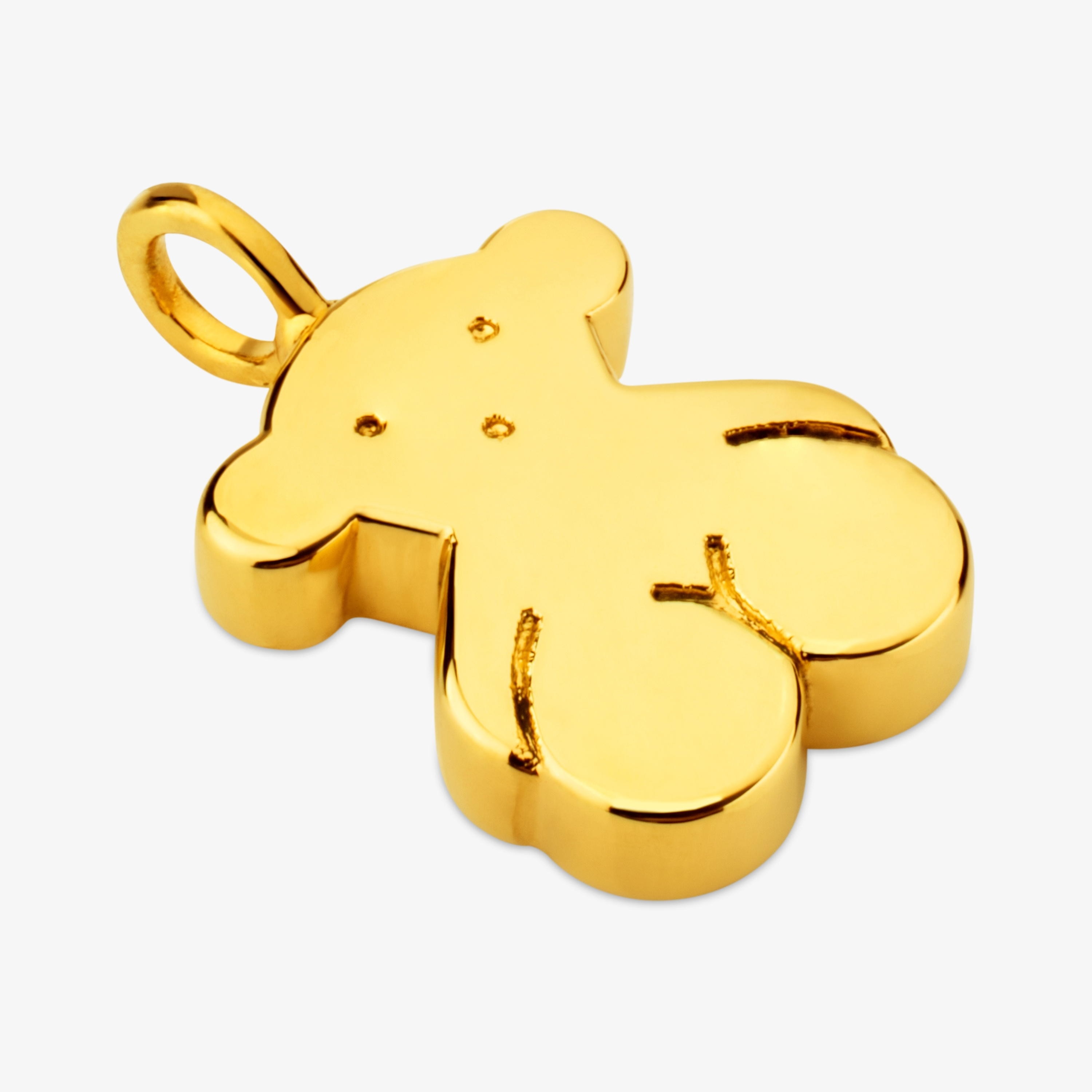 18K solid gold Sweet Dolls Pendant medium Bear motif