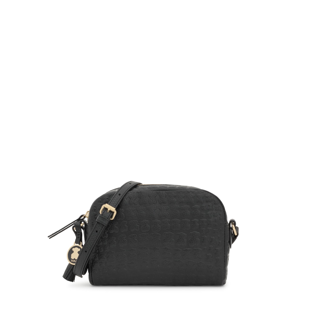 Bandolera Sherton de Piel en color negro