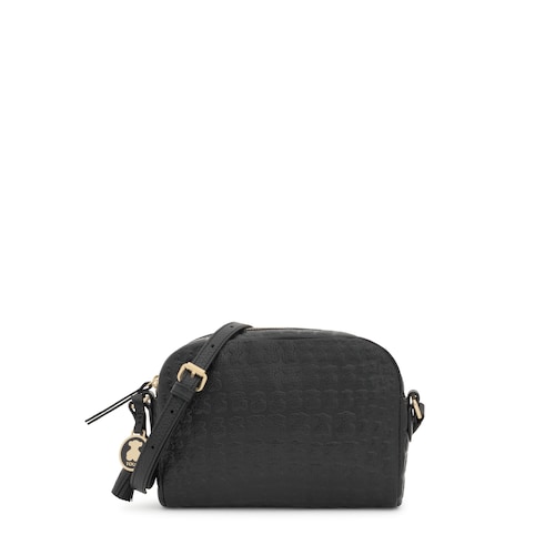 Bandolera Sherton de Piel en color negro