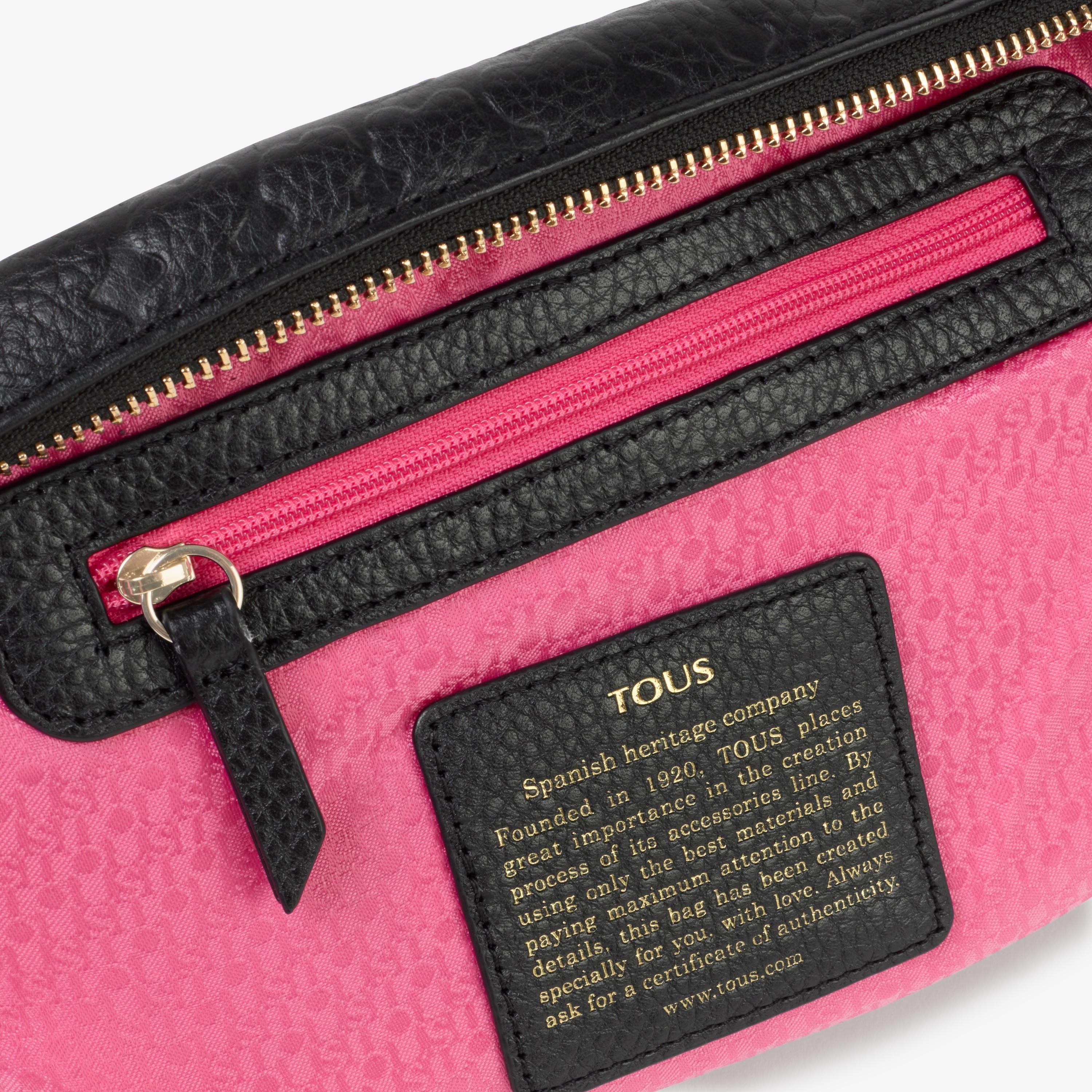 Black Leather Sherton Crossbody bag