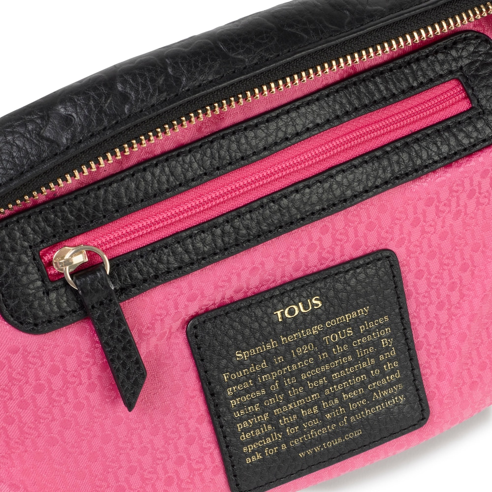 Mala de tiracolo Sherton em Pele na cor preta