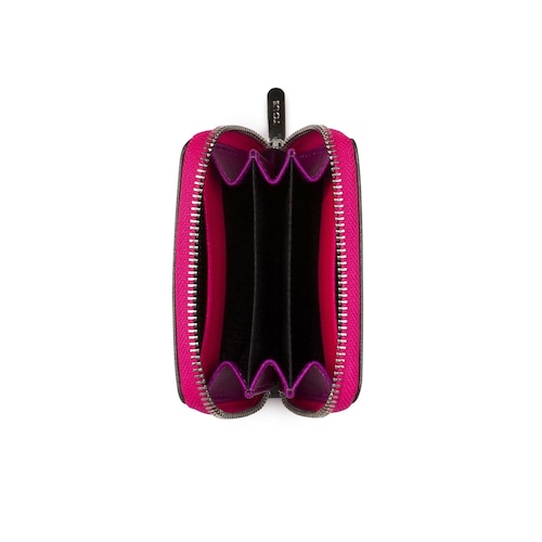 Monedero TOUS Dubai Saffiano Angela plata