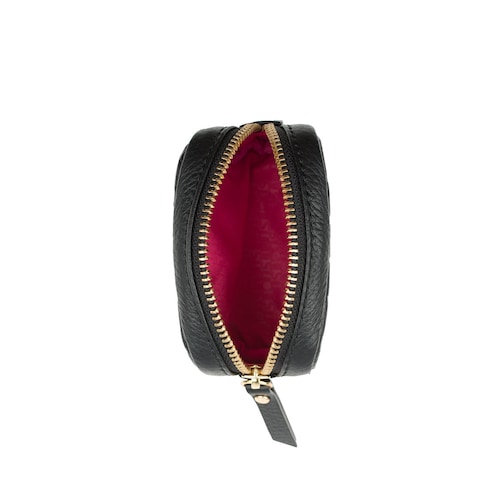 Monedero pequeño Sherton de Piel en color negro