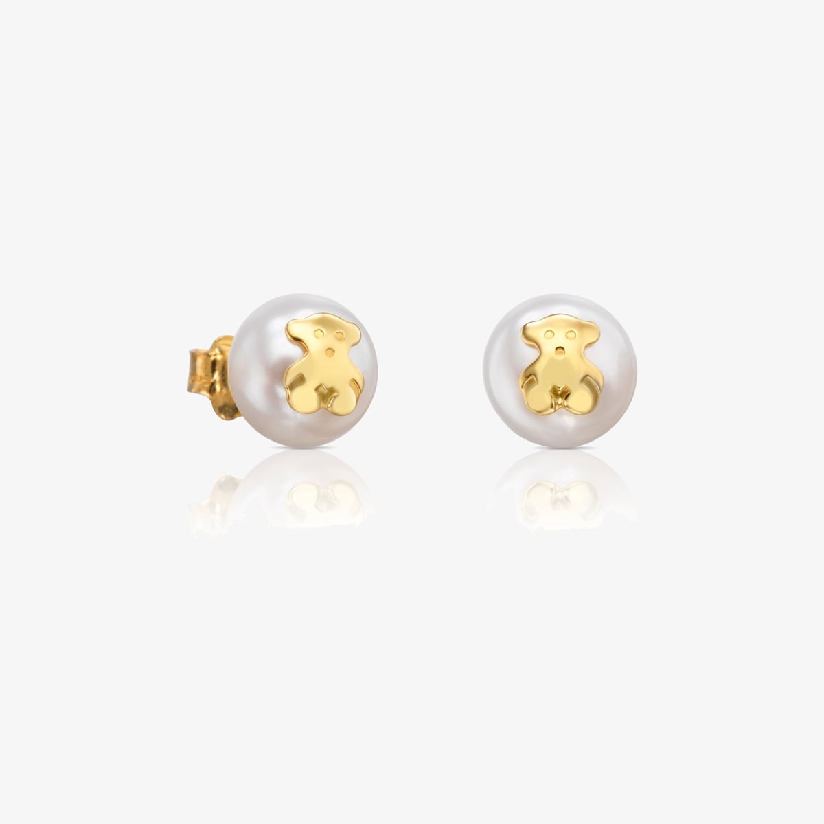 Tous - Pendientes Con Perla Cultivada De Oro Tous Bear - Blanco