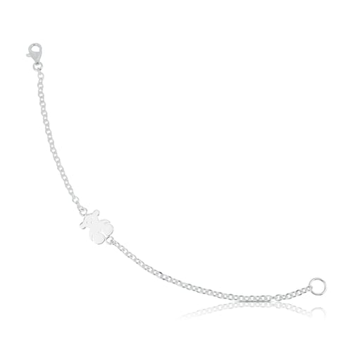 Silver TOUS Bear Bracelet 16cm
