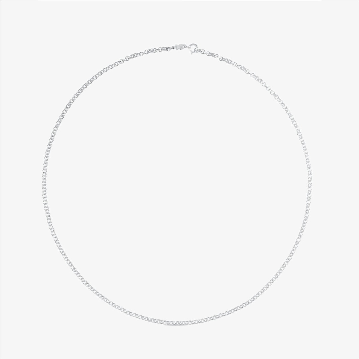 Tous - Gargantilla Gruesa De Plata Con Anillas, 60 Cm Chain - Plateado