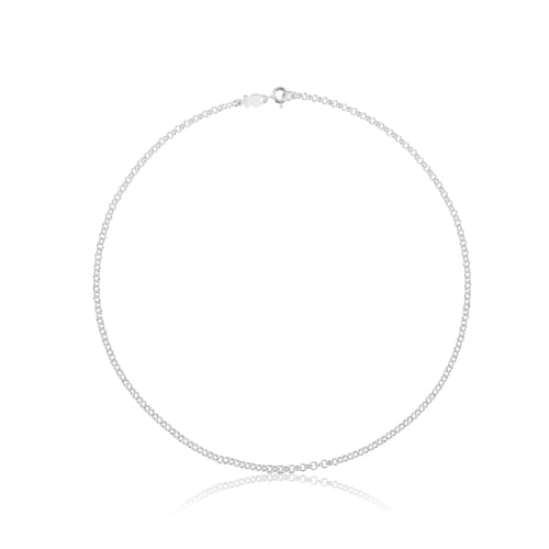 Silver TOUS Chain Choker with balls 40cm.