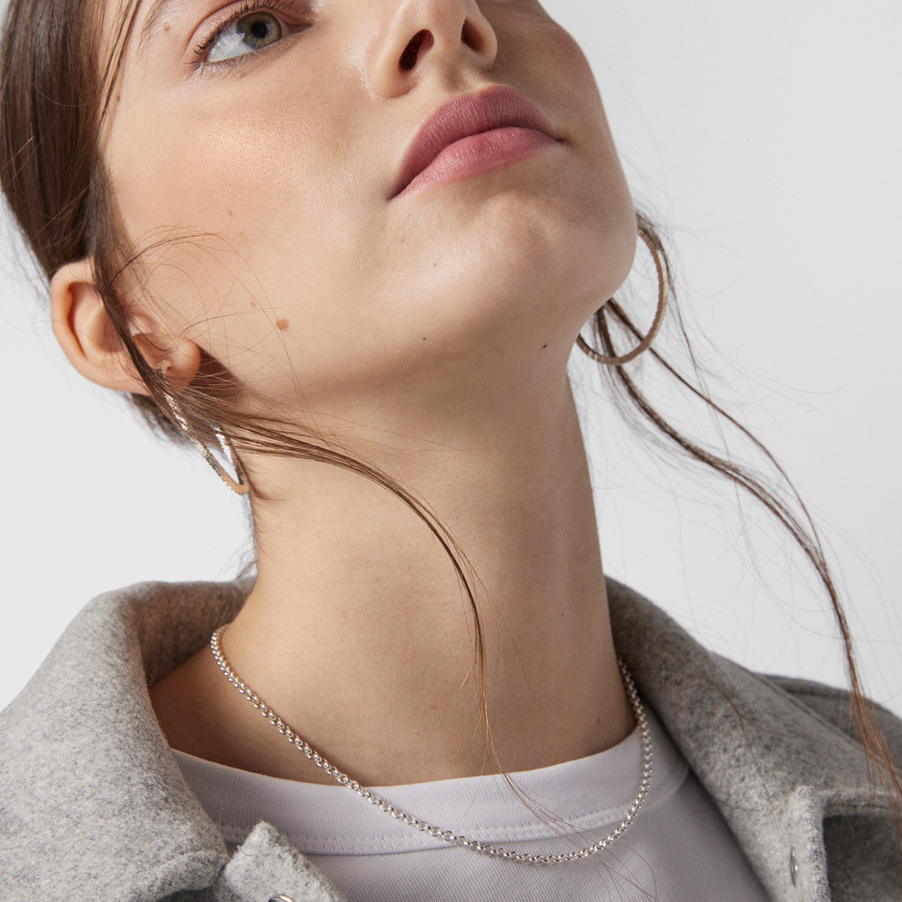 Silver TOUS Chain Choker with balls 40cm.