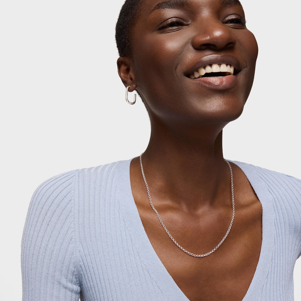 Medium silver Chain with balls measuring 50&nbsp;cm TOUS Chain