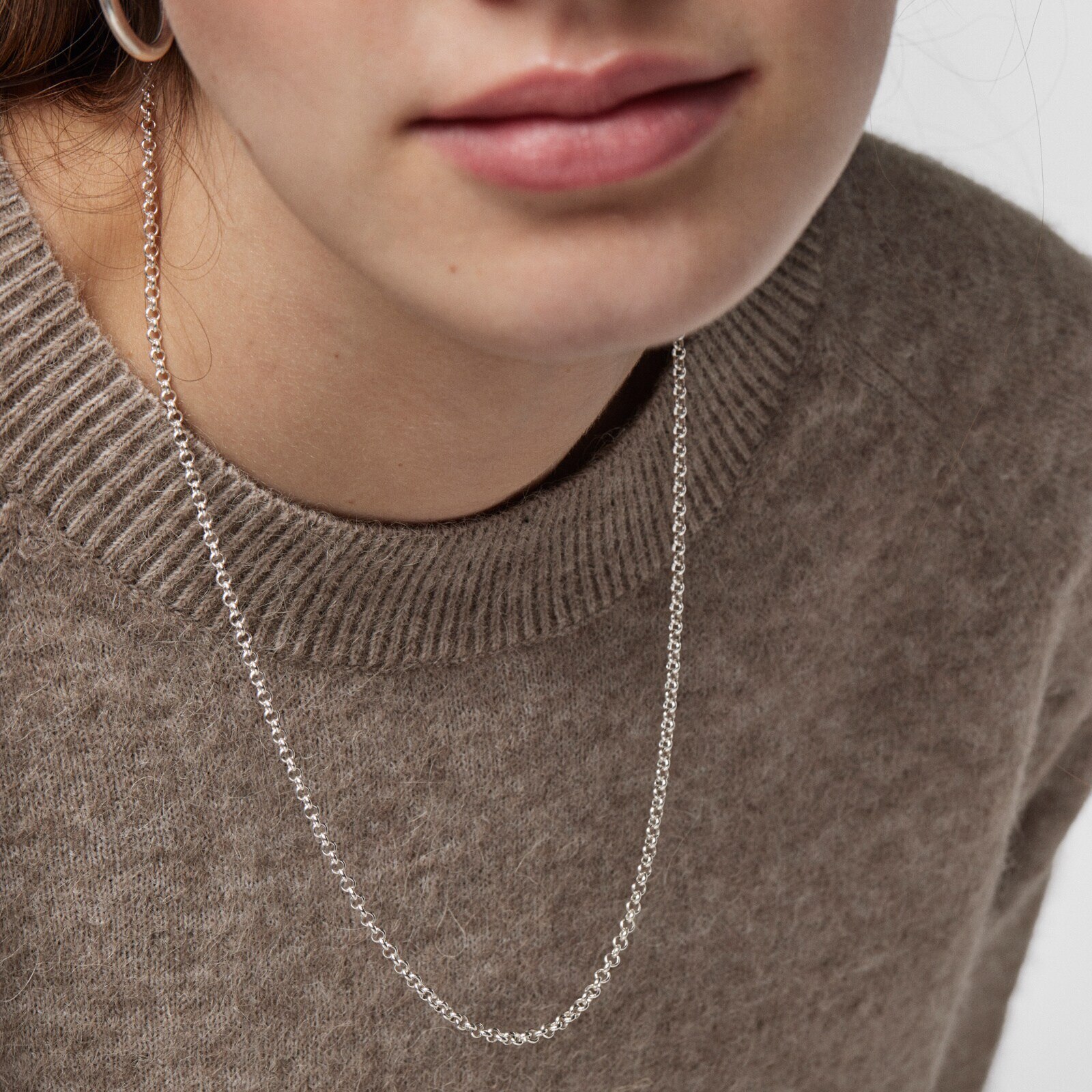 Medium silver Chain with balls measuring 50 cm TOUS Chain