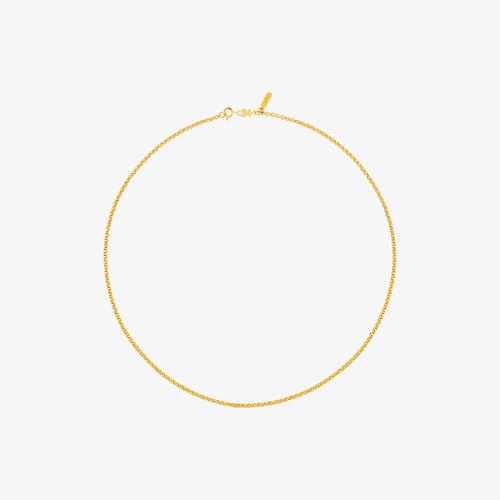 Cadena mitjana&nbsp;amb bany d'or 18 kt sobre plata&nbsp;de boles&nbsp;50cm TOUS&nbsp;Chain