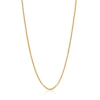 Cadena mediana con baño de oro de 18 kt sobre plata con bolas de 50 cm TOUS Chain