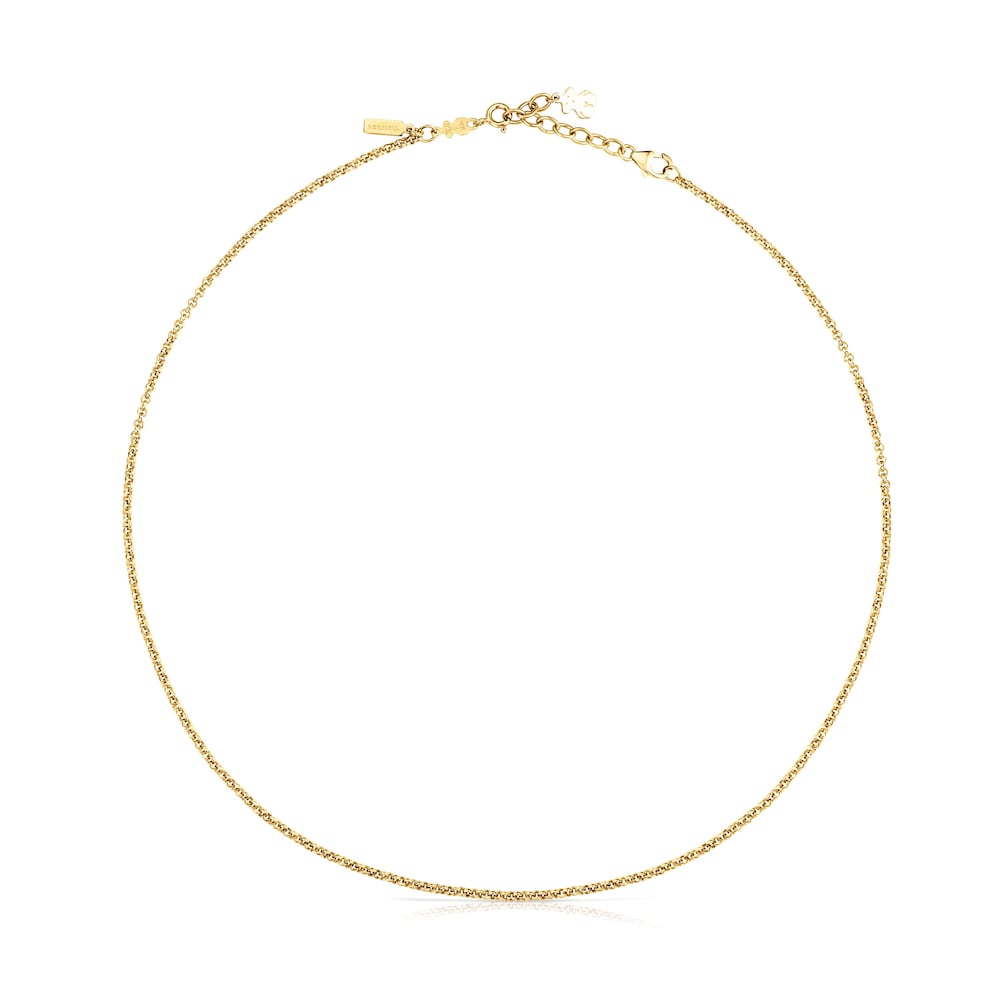 Alargador de pulsera con baño de oro 18 kt sobre plata TOUS Basics Alargador de pulsera con baño de oro 18 kt sobre plata TOUS Basics