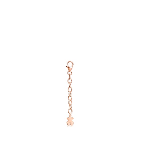 TOUS Basics Placcato in oro rosa 18 kt su prolunga per bracciale in argento