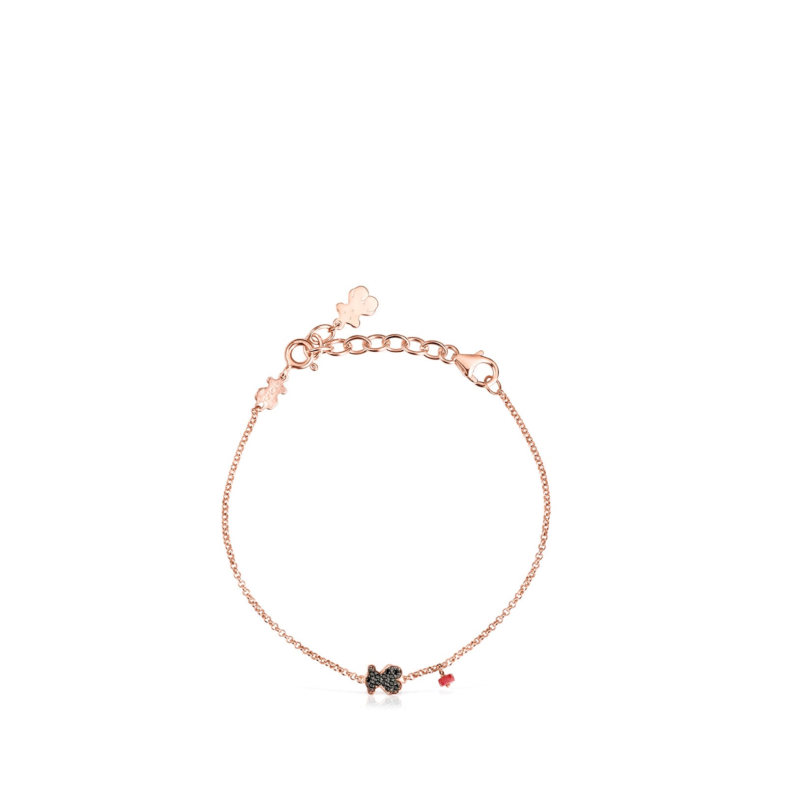 Rose 18K gold vermeil TOUS Basics Bracelet extension