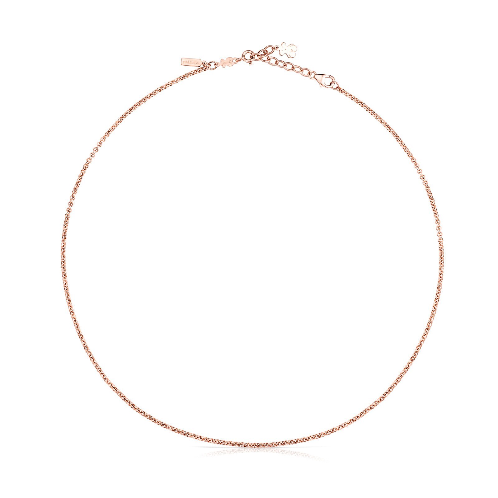 Rose 18K gold vermeil TOUS Basics Bracelet extension