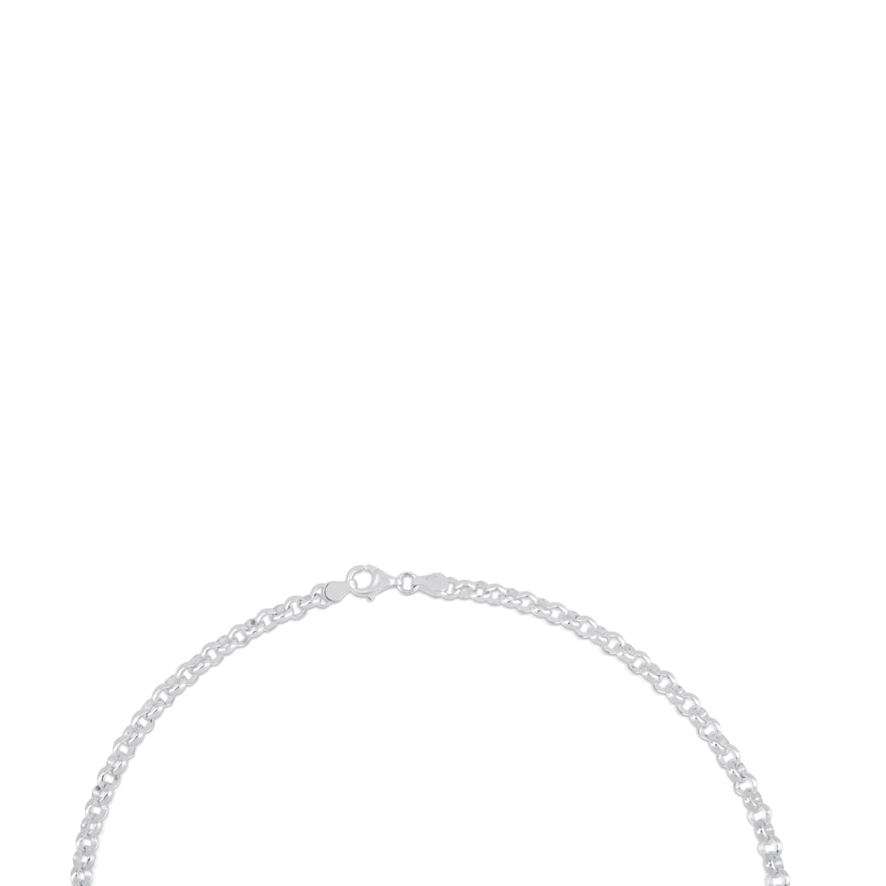 40&nbsp;cm Silver TOUS Chain 5&nbsp;mm Choker.