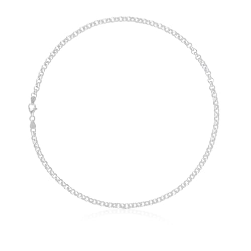 Silver TOUS Chain Choker. 45cm. image number 0