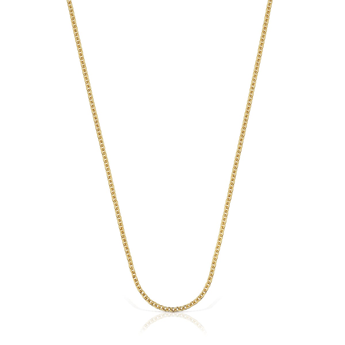 Tous - Gargantilla Con Baño De Oro De 18 Kt Sobre Plata 45 Cm Tous Chain - Dorado