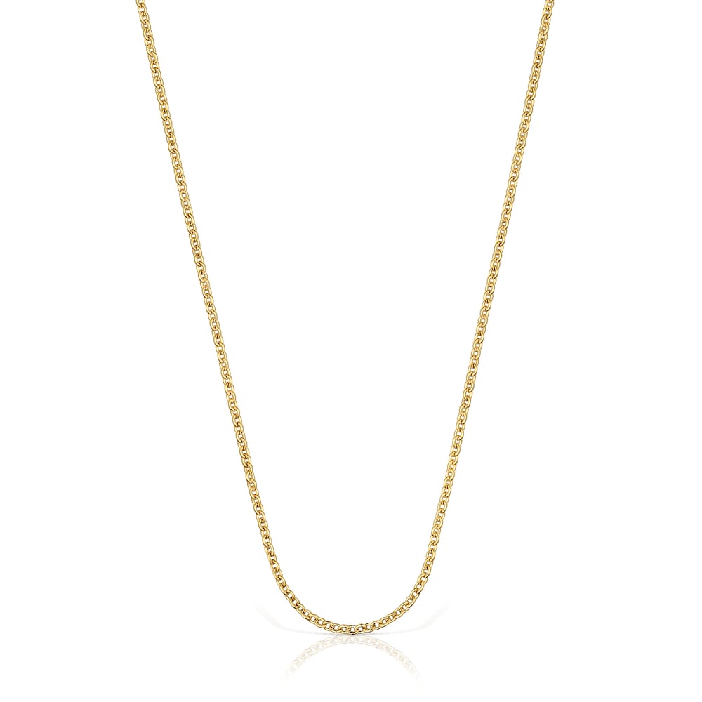 Choker with 18kt gold plating over silver measuring 45 cm TOUS Chain