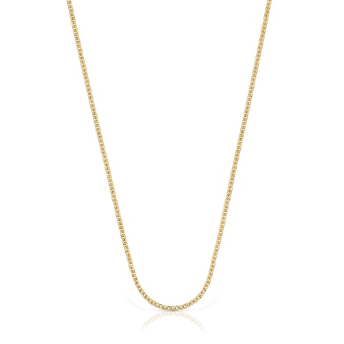 Gargantilla con baño de oro de 18 kt sobre plata 45 cm TOUS Chain