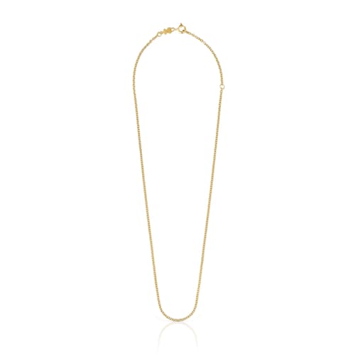 Gargantilla con baño de oro de 18 kt sobre plata 45 cm TOUS Chain