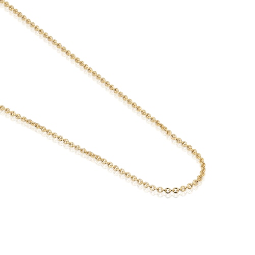 Gargantilla con baño de oro de 18 kt sobre plata 45 cm TOUS Chain