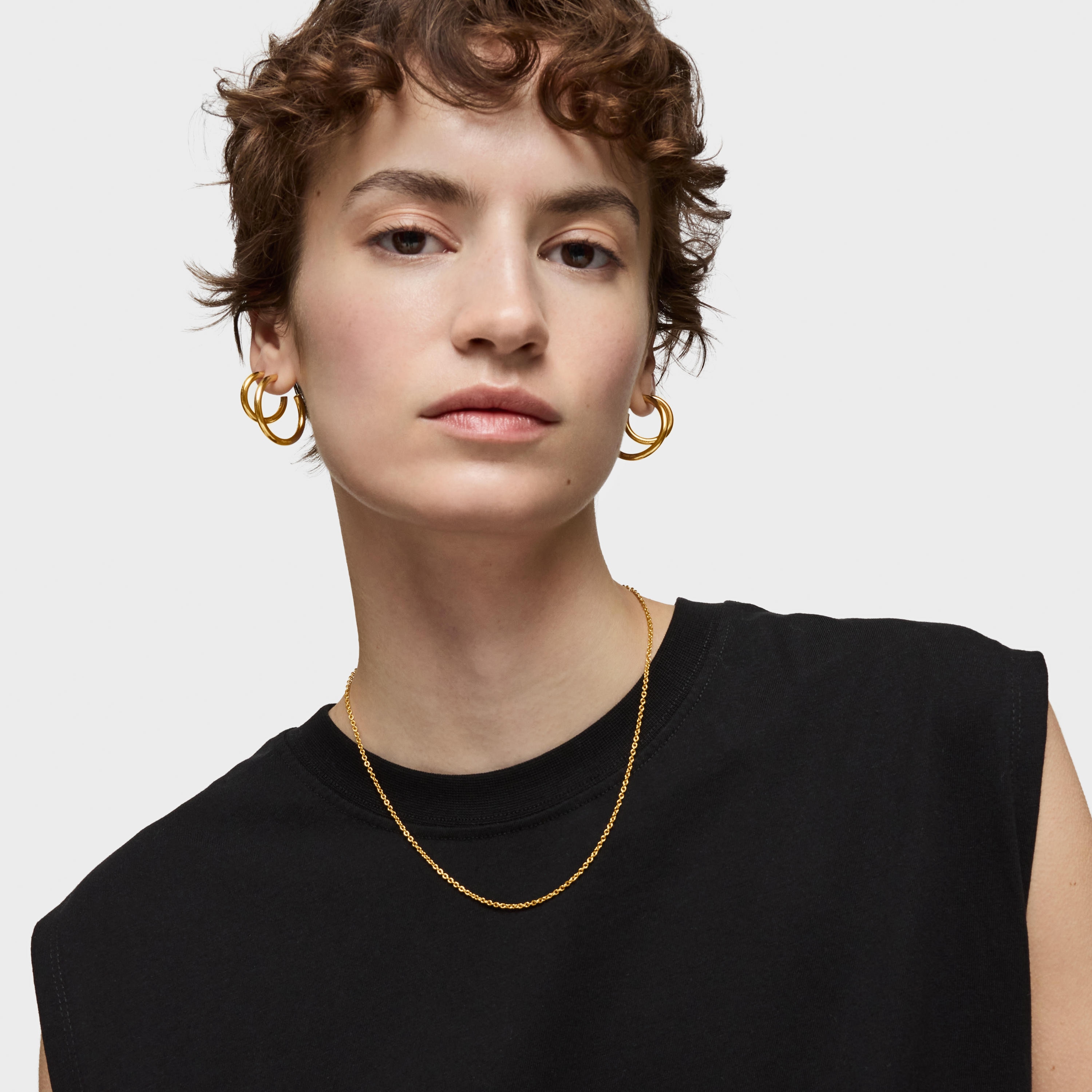 Choker with 18K gold vermeil measuring 45 cm TOUS Chain