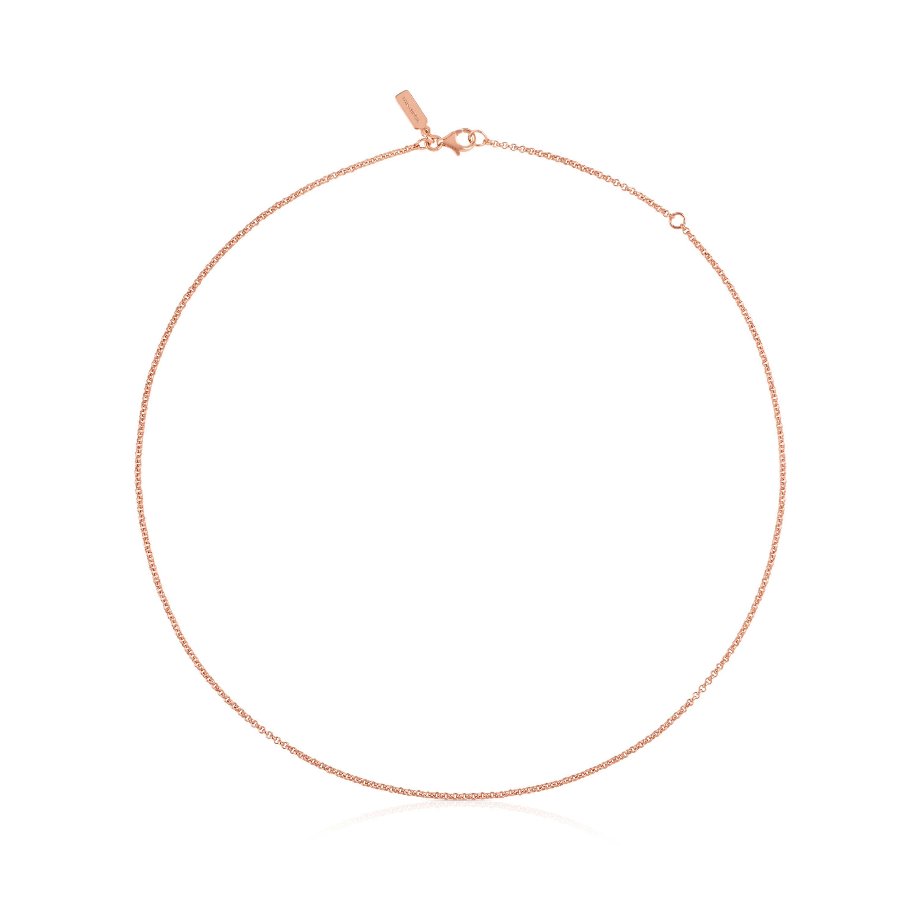Choker with 18kt rose-gold plating over silver measuring 45 cm TOUS Hand