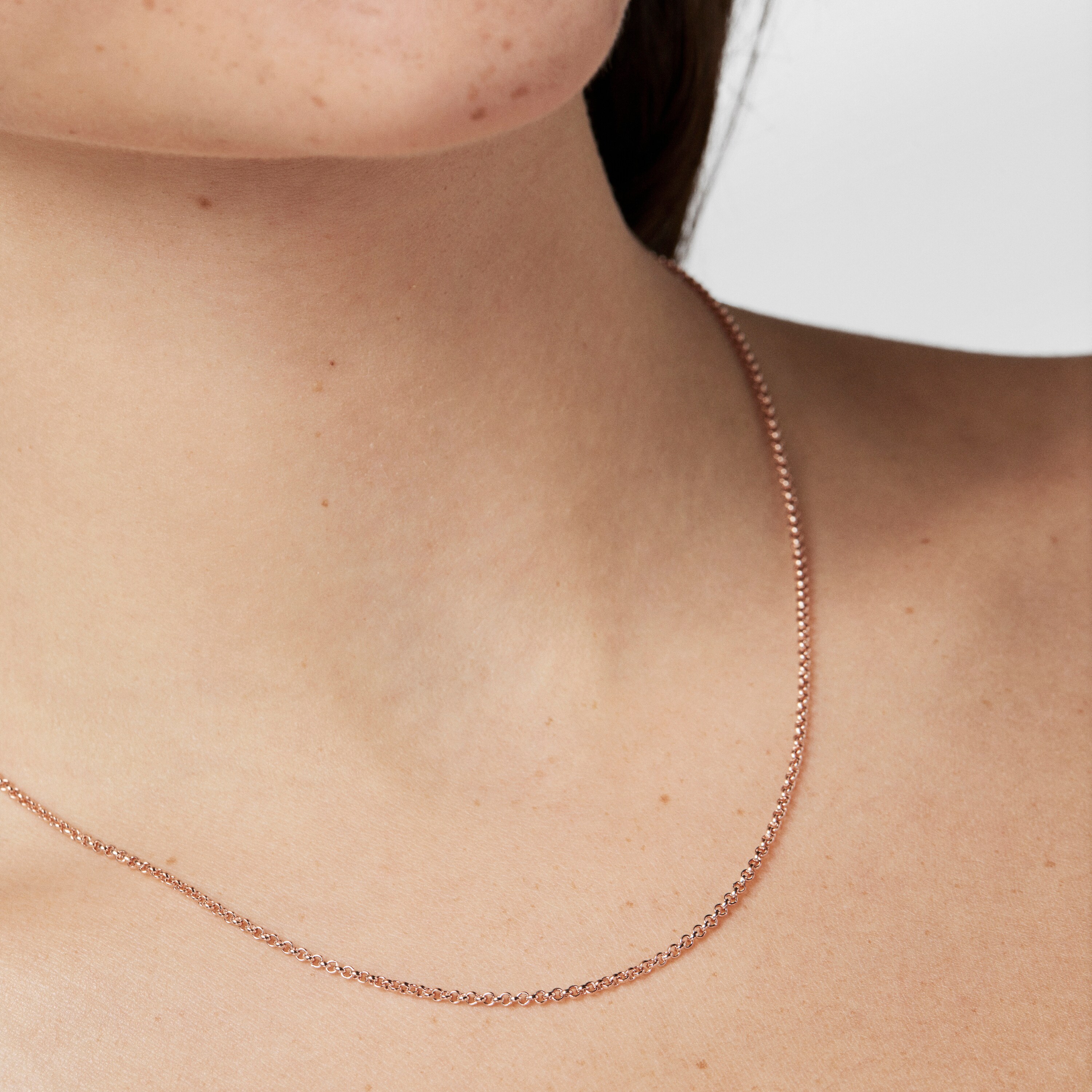 Choker with 18kt rose-gold plating over silver measuring 45 cm TOUS Hand