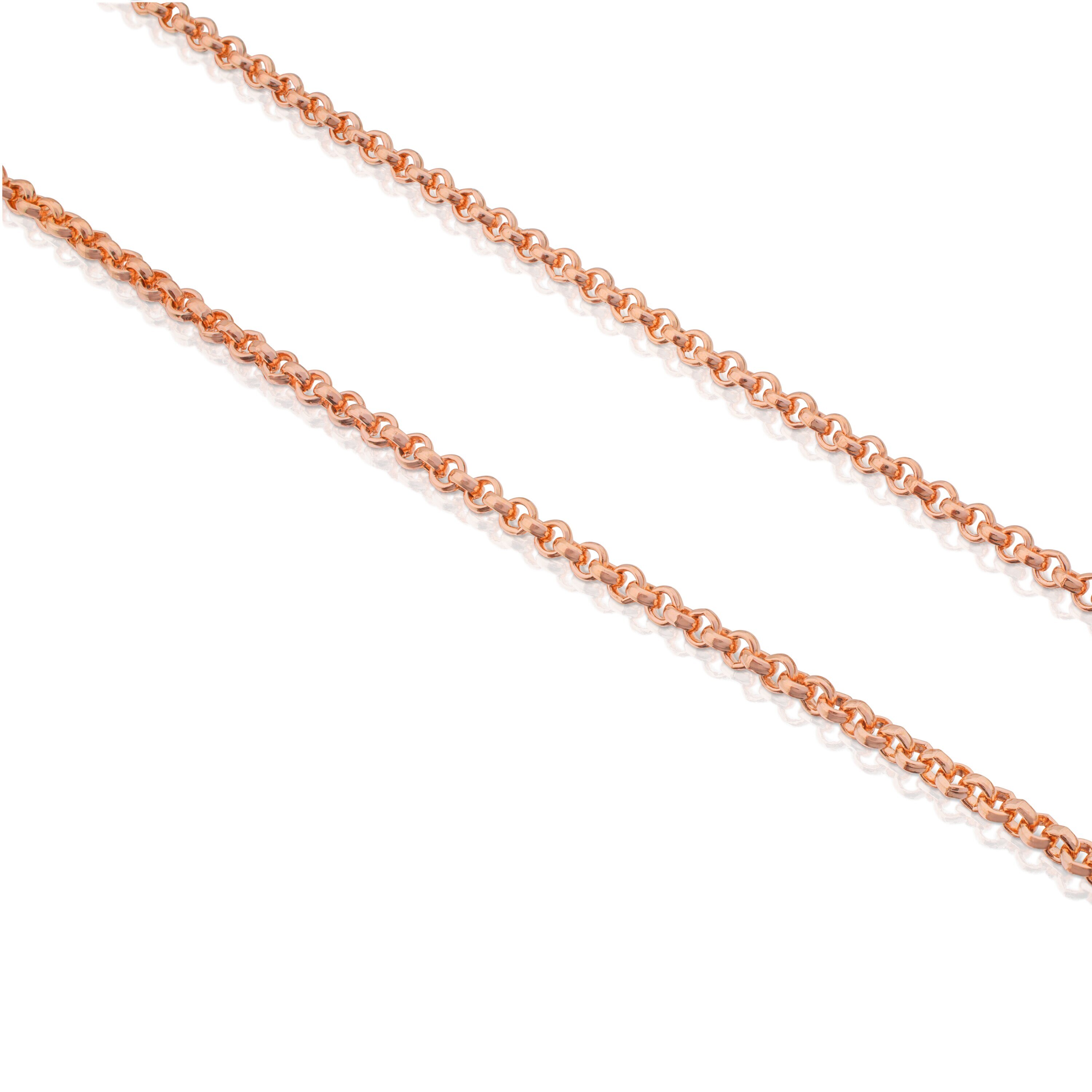 Medium Chain with 18kt rose-gold plating over silver measuring 50 cm TOUS Hand