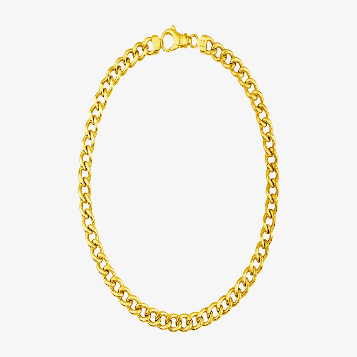 Tous - Gargantilla Barbada Con Baño De Oro 18 Kt Sobre Plata, 45 Cm Chain - Dorado