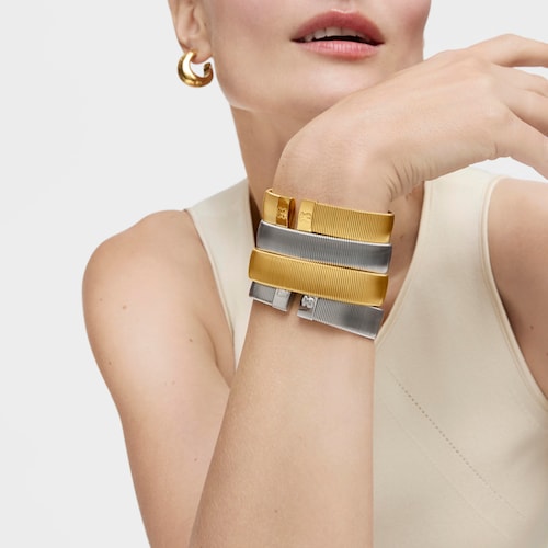 Golden steel Bulevar bracelet