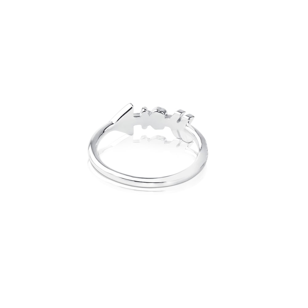 Anillo de plata Follow