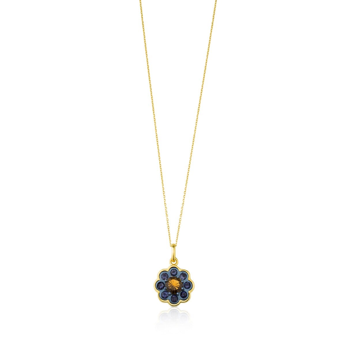 Gold and Titanium View Necklace
