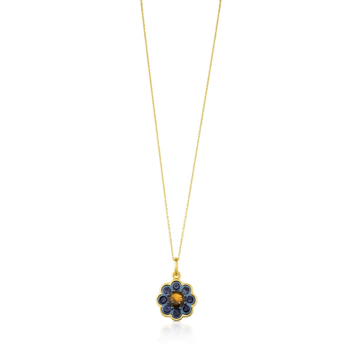 Gold and Titanium View Necklace