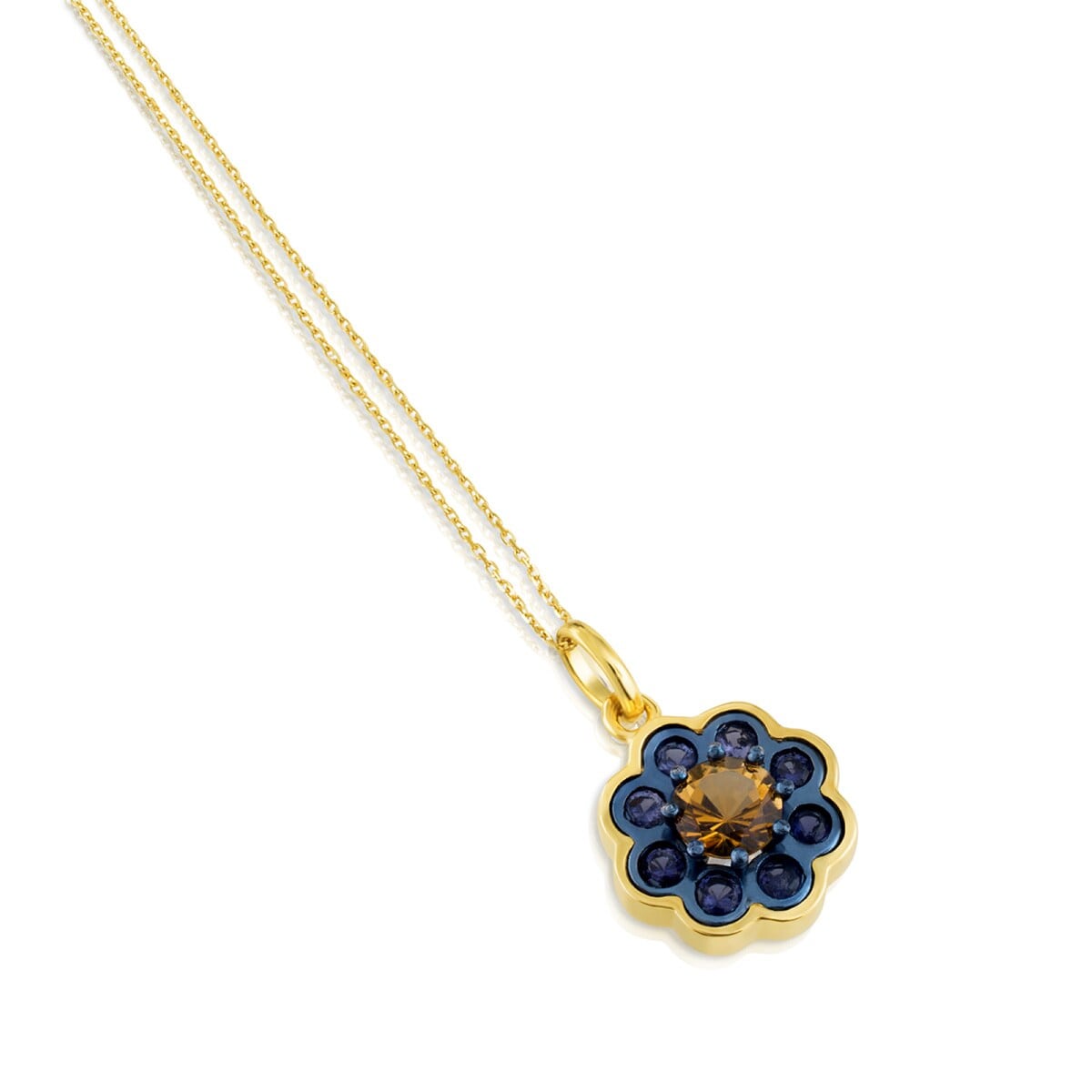Gold and Titanium View Necklace
