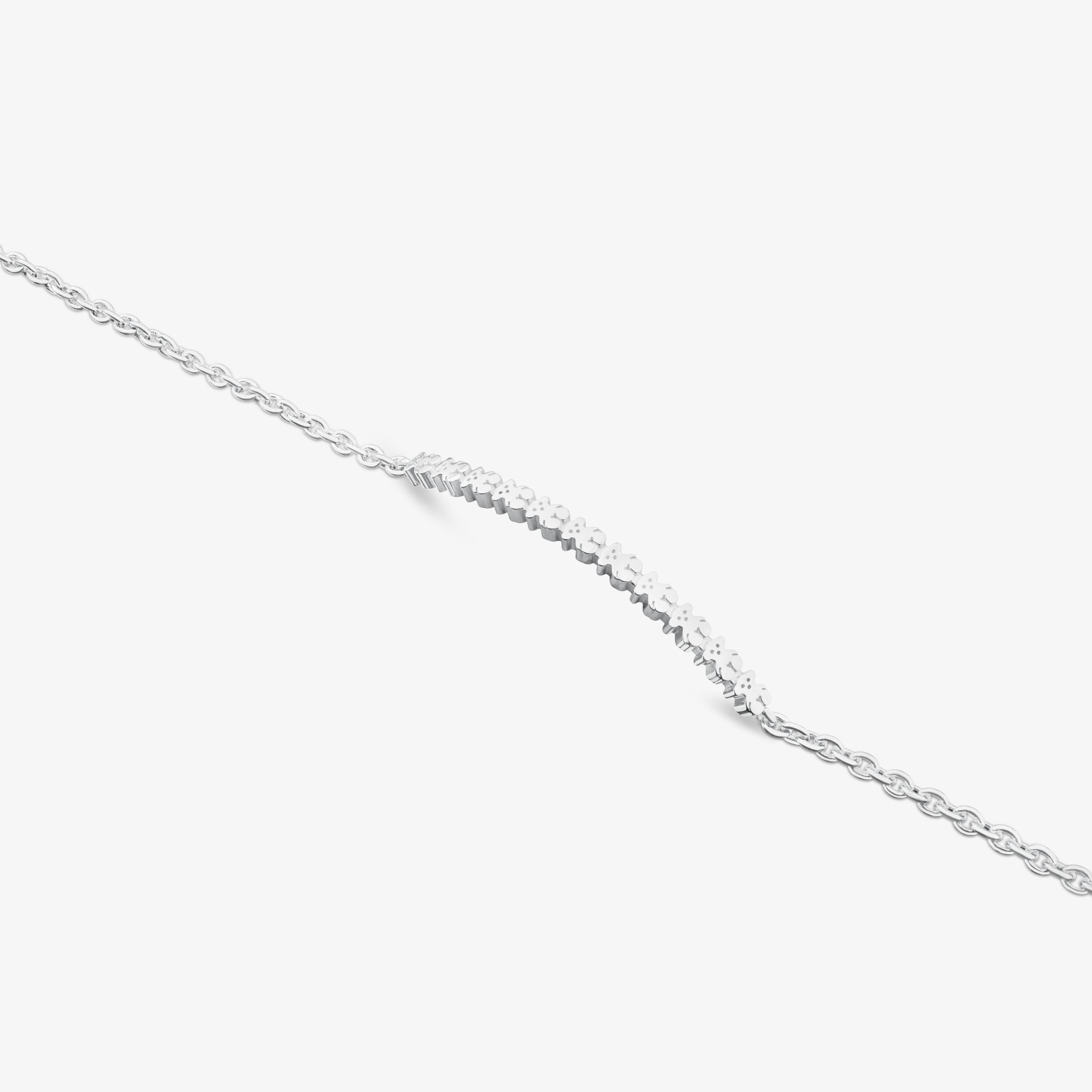 Silver Straight Bracelet
