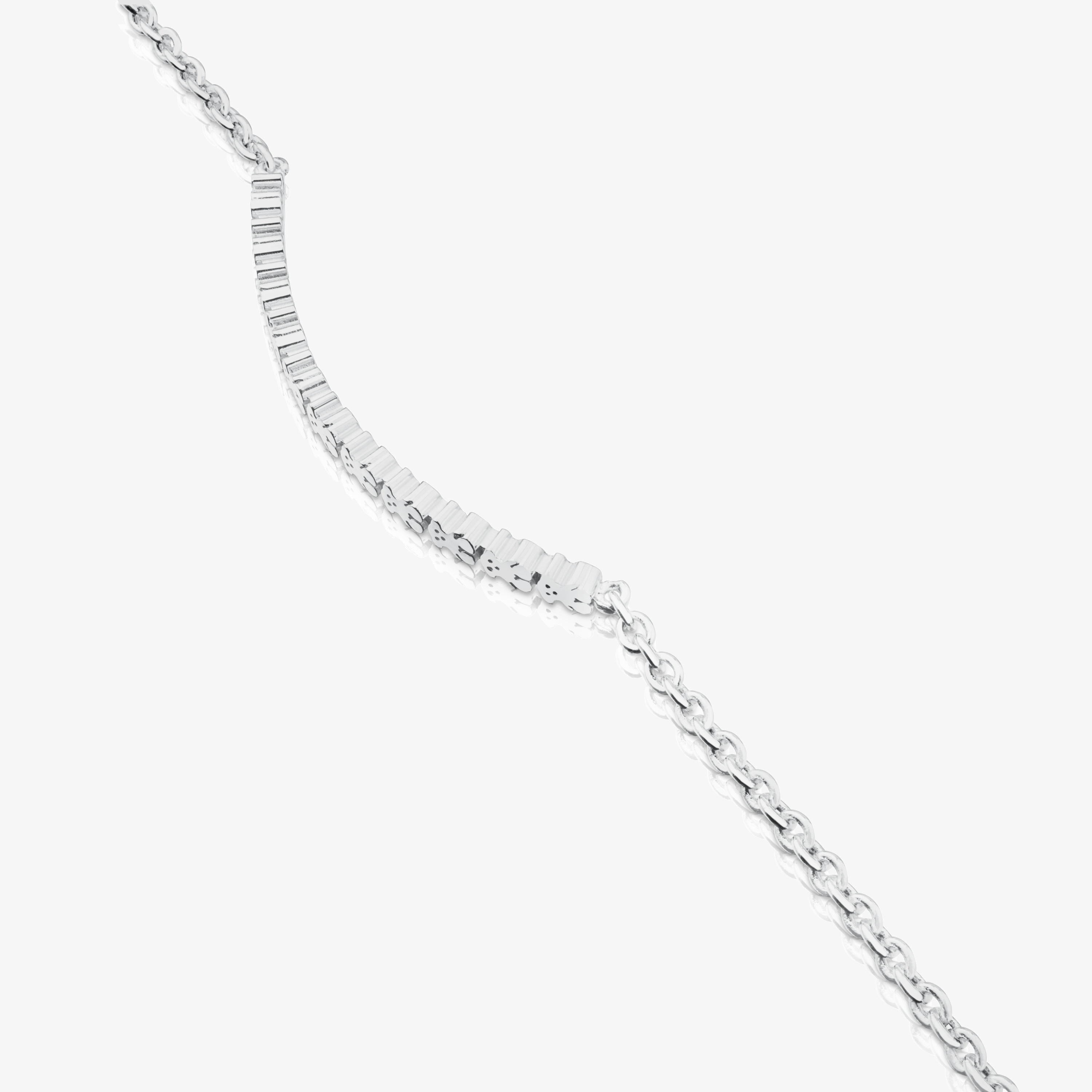 Silver Straight Bracelet