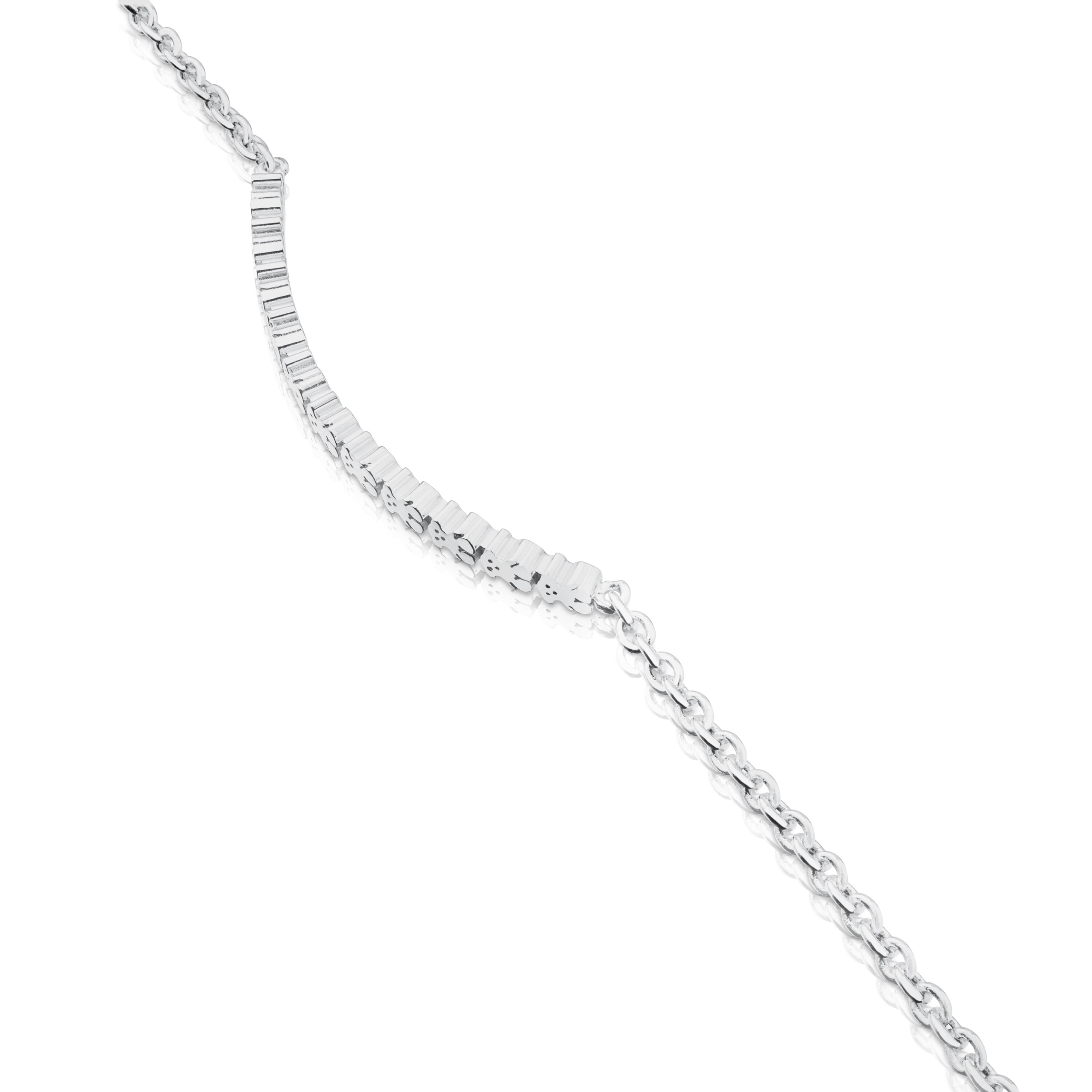 Silver Straight Bracelet