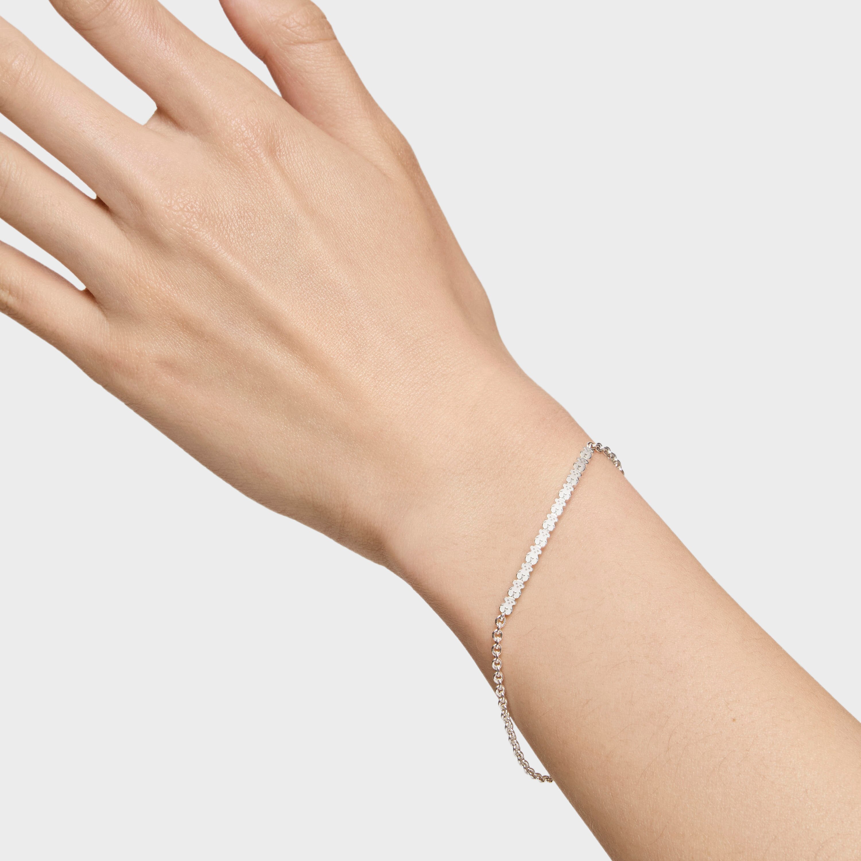 Silver Straight Bracelet