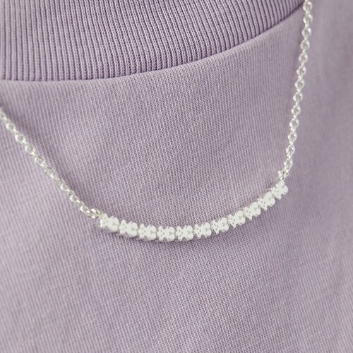 Collar de plata Straight