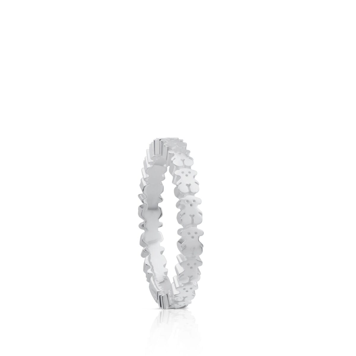 Tous - Anillo De Plata Motivos Oso Straight Talla 6