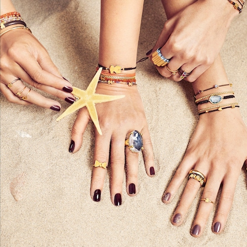 Gold Sweet Dolls XXS Bracelet with Bear, Star and Heart motifs