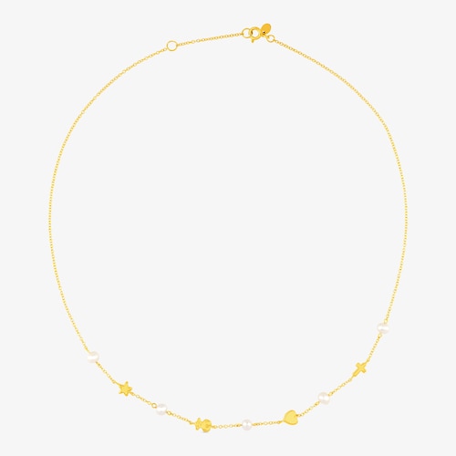 Colar Sweet Dolls em Ouro