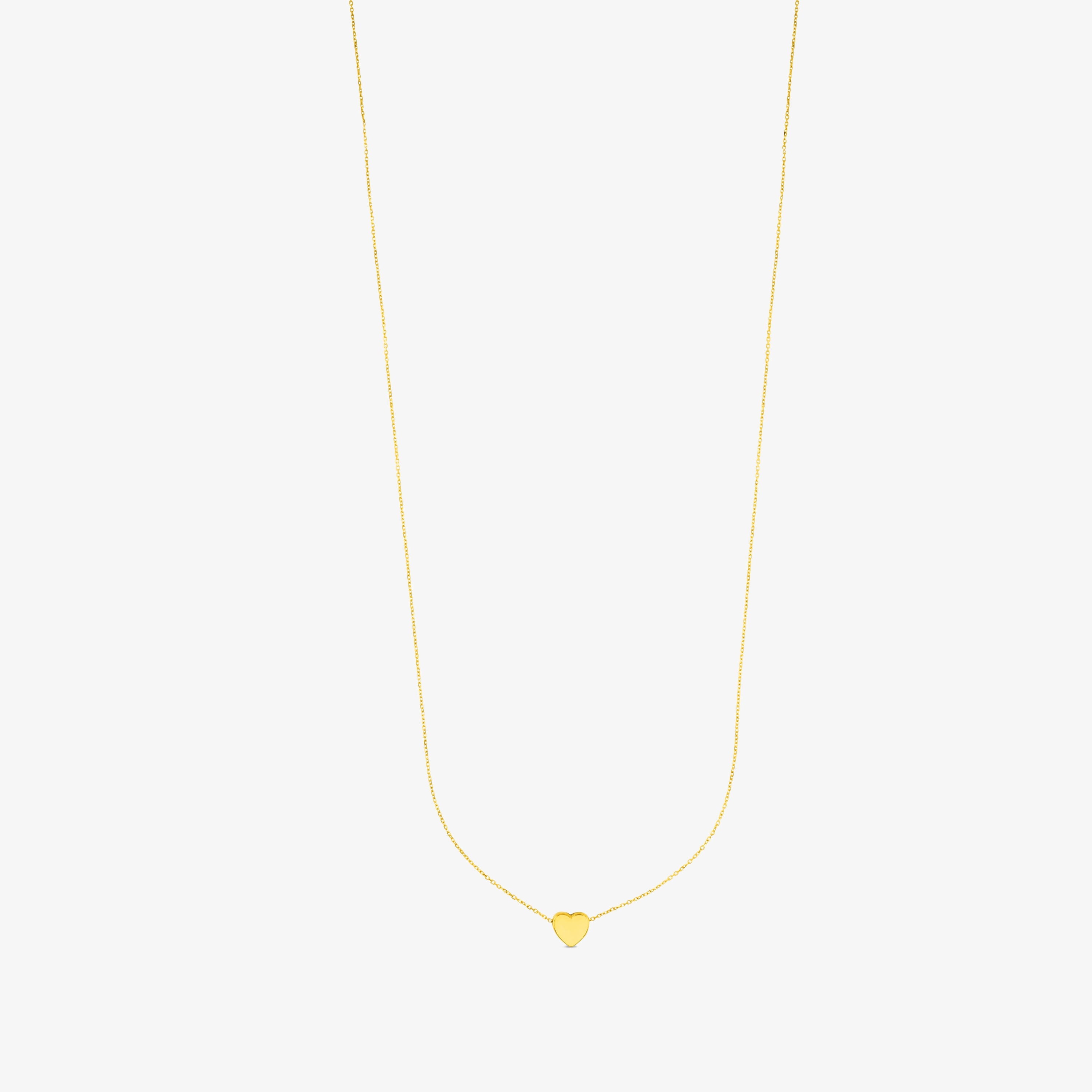 18K solid gold Sweet Dolls XXS Necklace Heart motif.