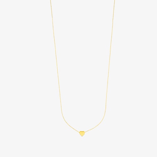 Collar XXS de oro 18K motivo coraz&oacute;n Sweet Dolls